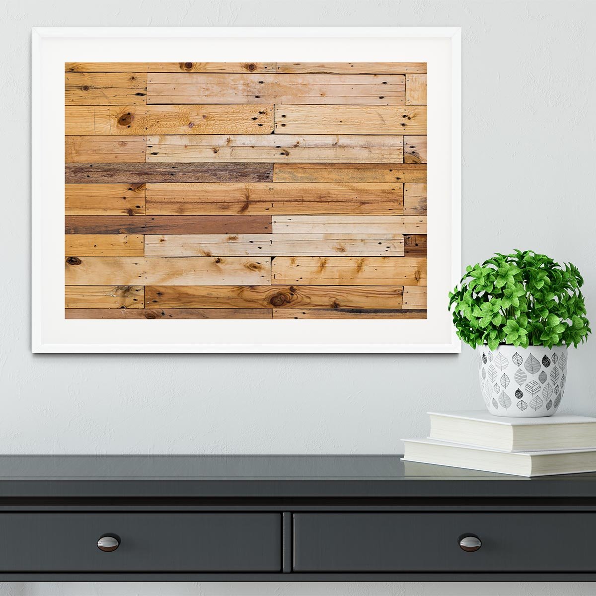 Wood texture Framed Print - Canvas Art Rocks - 5