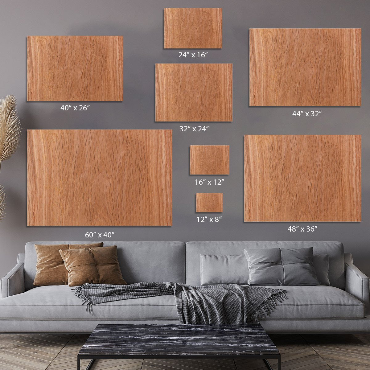 Wooden Canvas Print or Poster