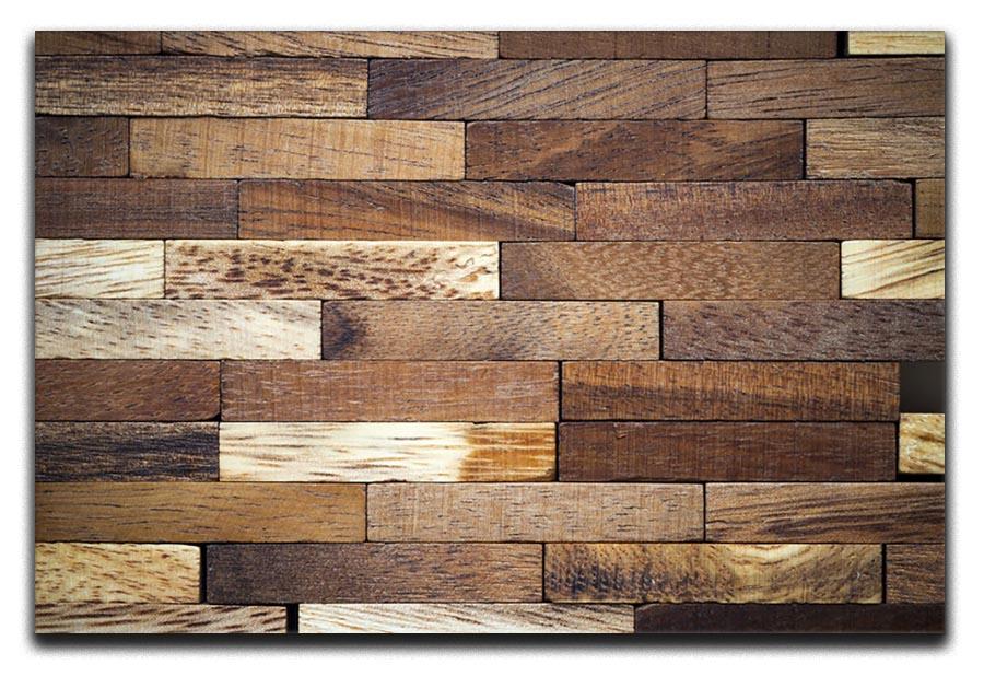 Wooden bars parquet Canvas Print or Poster - Canvas Art Rocks - 1