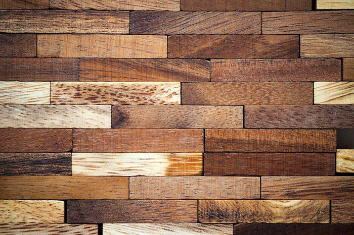 Wooden bars parquet Wall Mural Wallpaper
