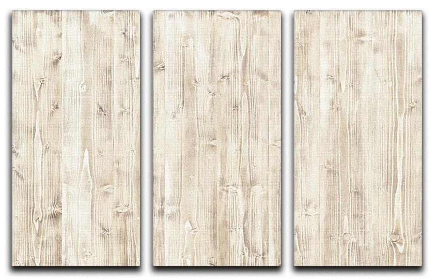 Wooden texture light wood 3 Split Panel Canvas Print - Canvas Art Rocks - 1