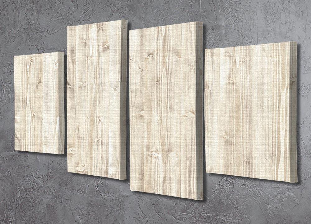 Wooden texture light wood 4 Split Panel Canvas - Canvas Art Rocks - 2