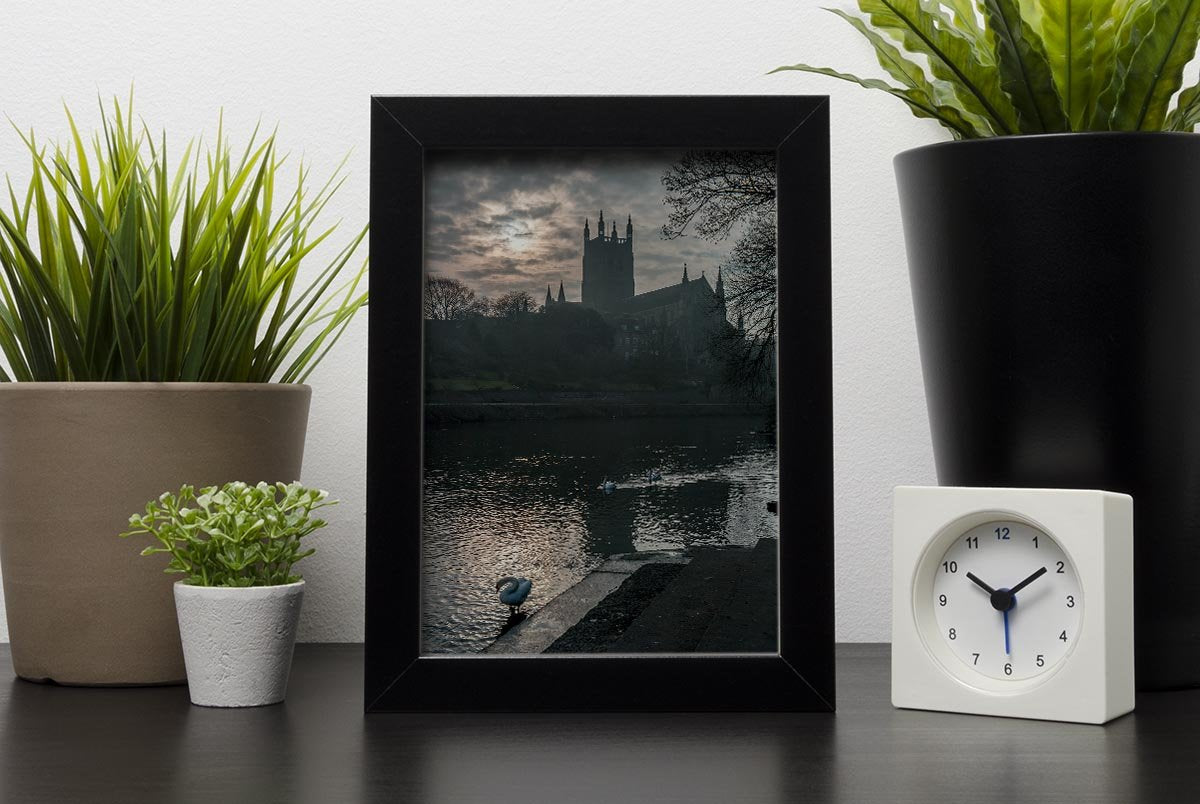 Worcester Cathedral Framed Print - Canvas Art Rocks - 2