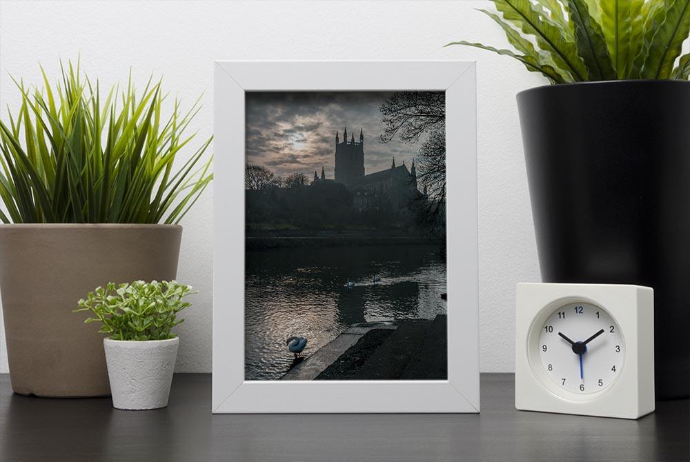 Worcester Cathedral Framed Print - Canvas Art Rocks - 4