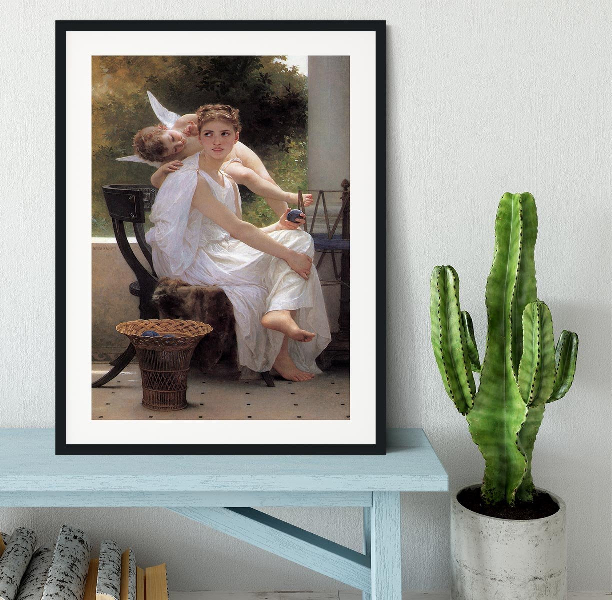 Work Interrupted By Bouguereau Framed Print - Canvas Art Rocks - 1