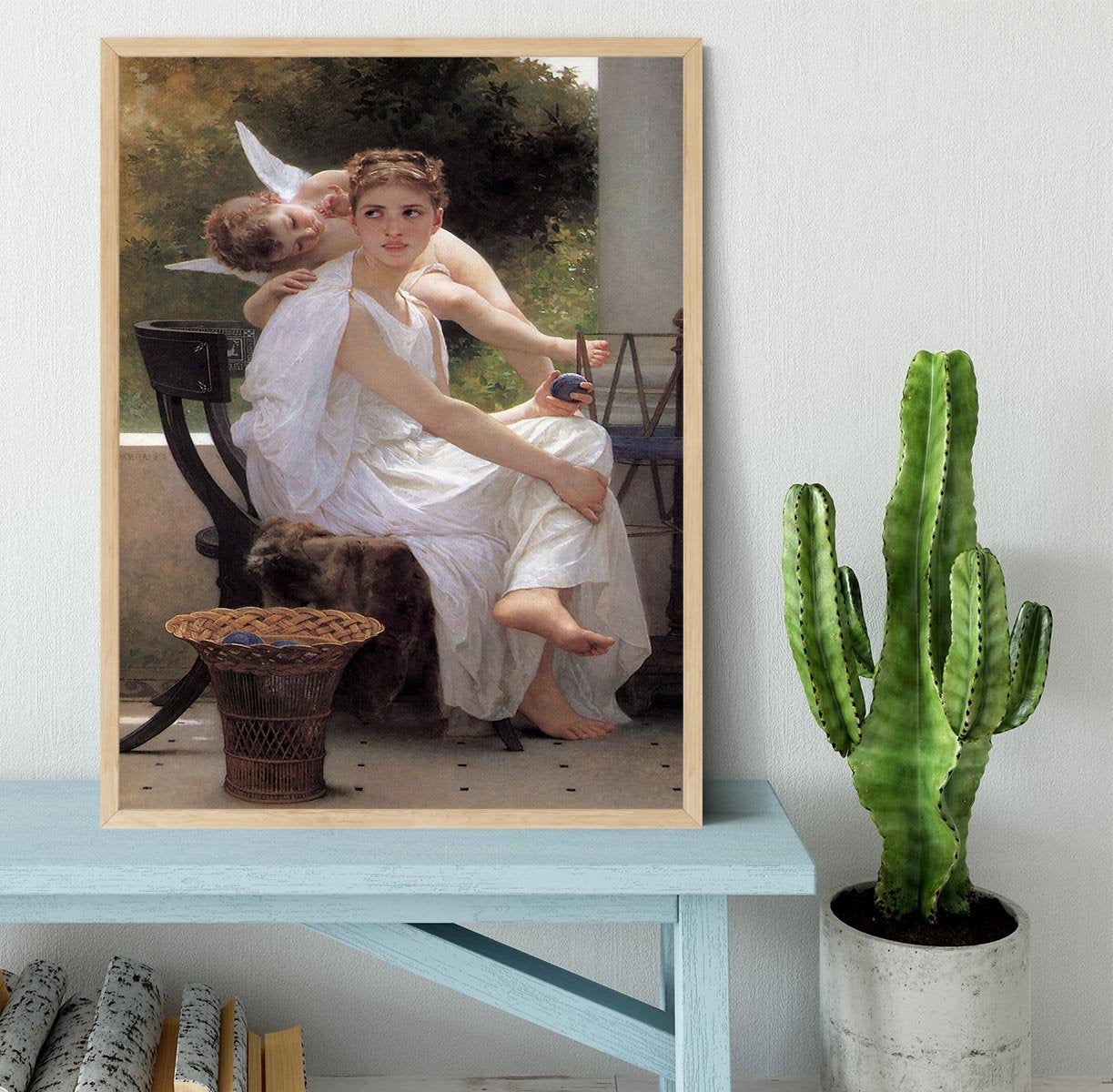 Work Interrupted By Bouguereau Framed Print - Canvas Art Rocks - 4