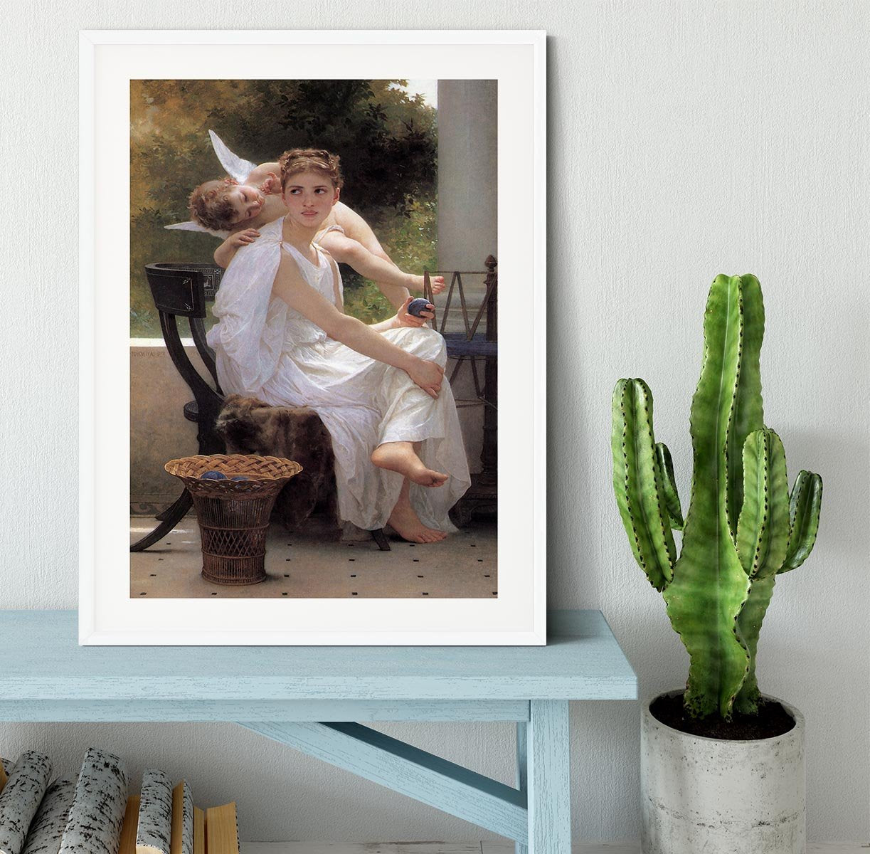 Work Interrupted By Bouguereau Framed Print - Canvas Art Rocks - 5