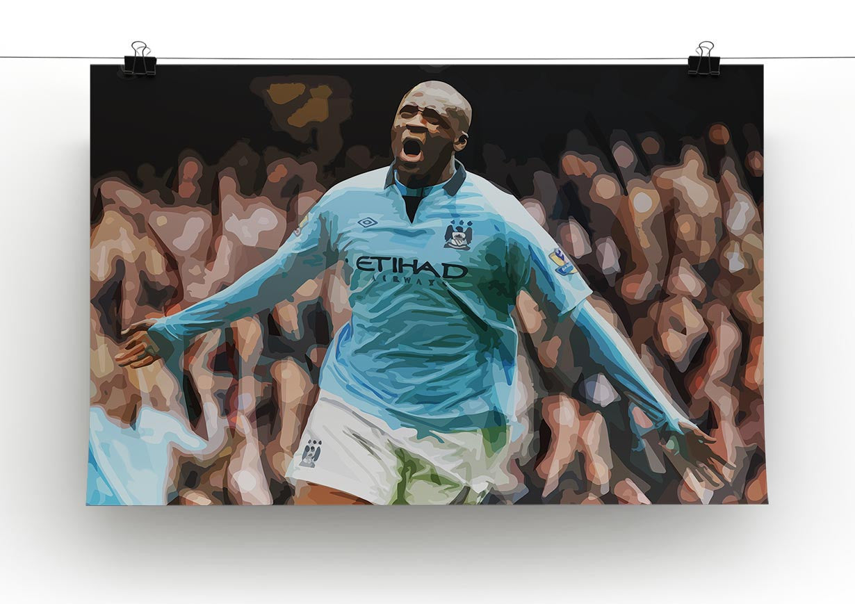 Yaya Toure Print - Canvas Art Rocks - 2