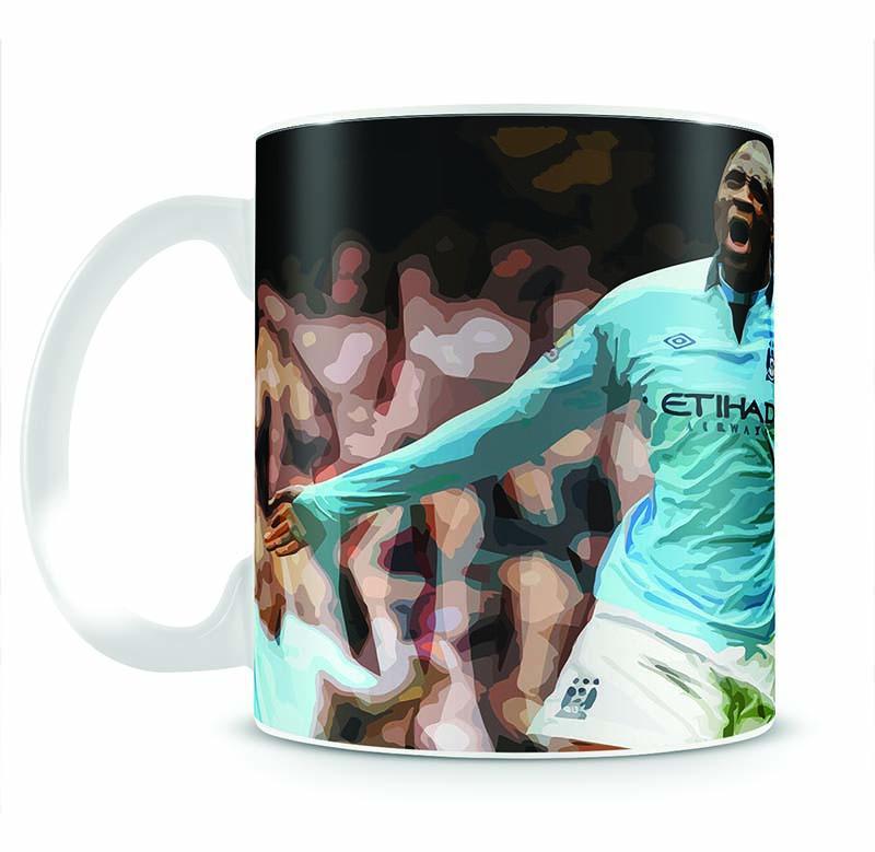 Yaya Toure Celebration Mug - Canvas Art Rocks - 2