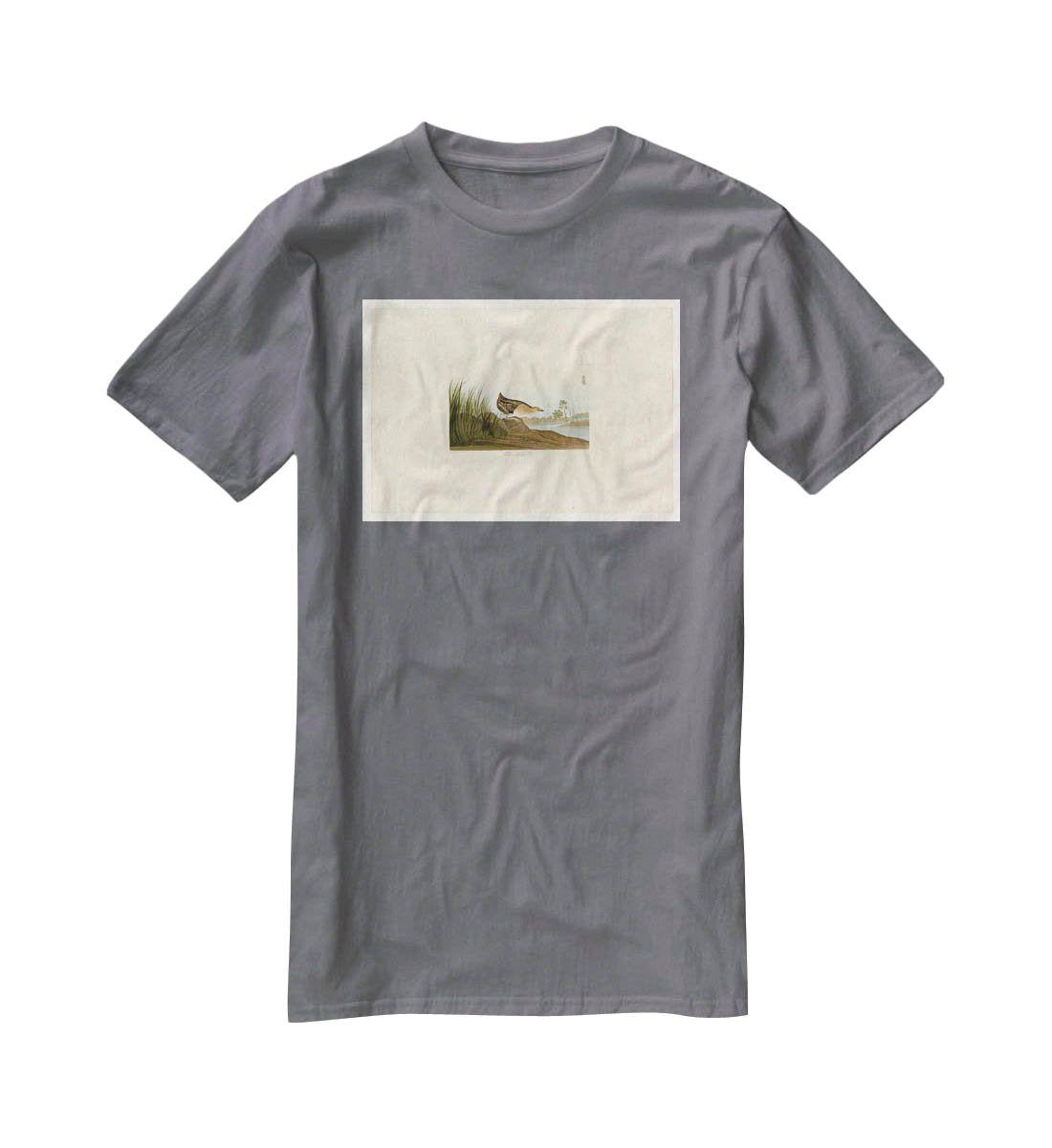 Yellow breasted Rail by Audubon T-Shirt - Canvas Art Rocks - 3