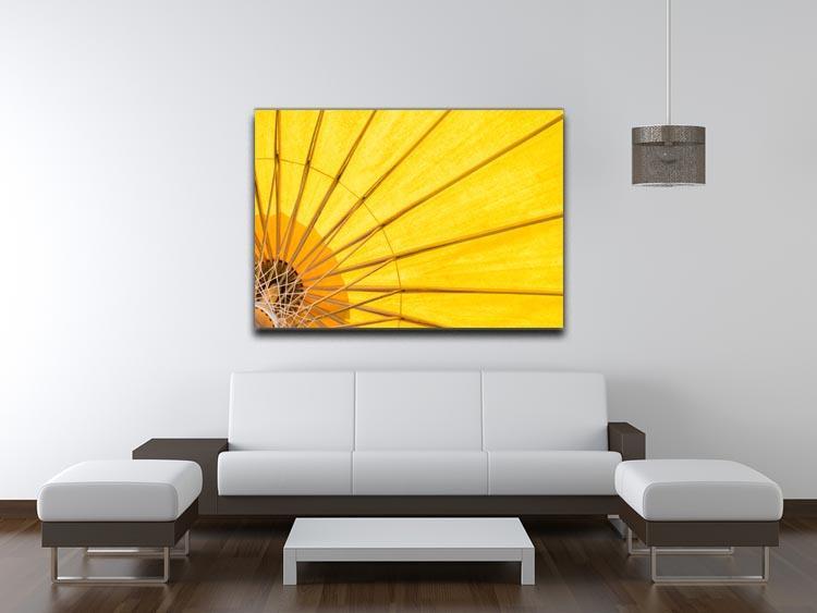 Yellow umbrella background Canvas Print or Poster - Canvas Art Rocks - 4
