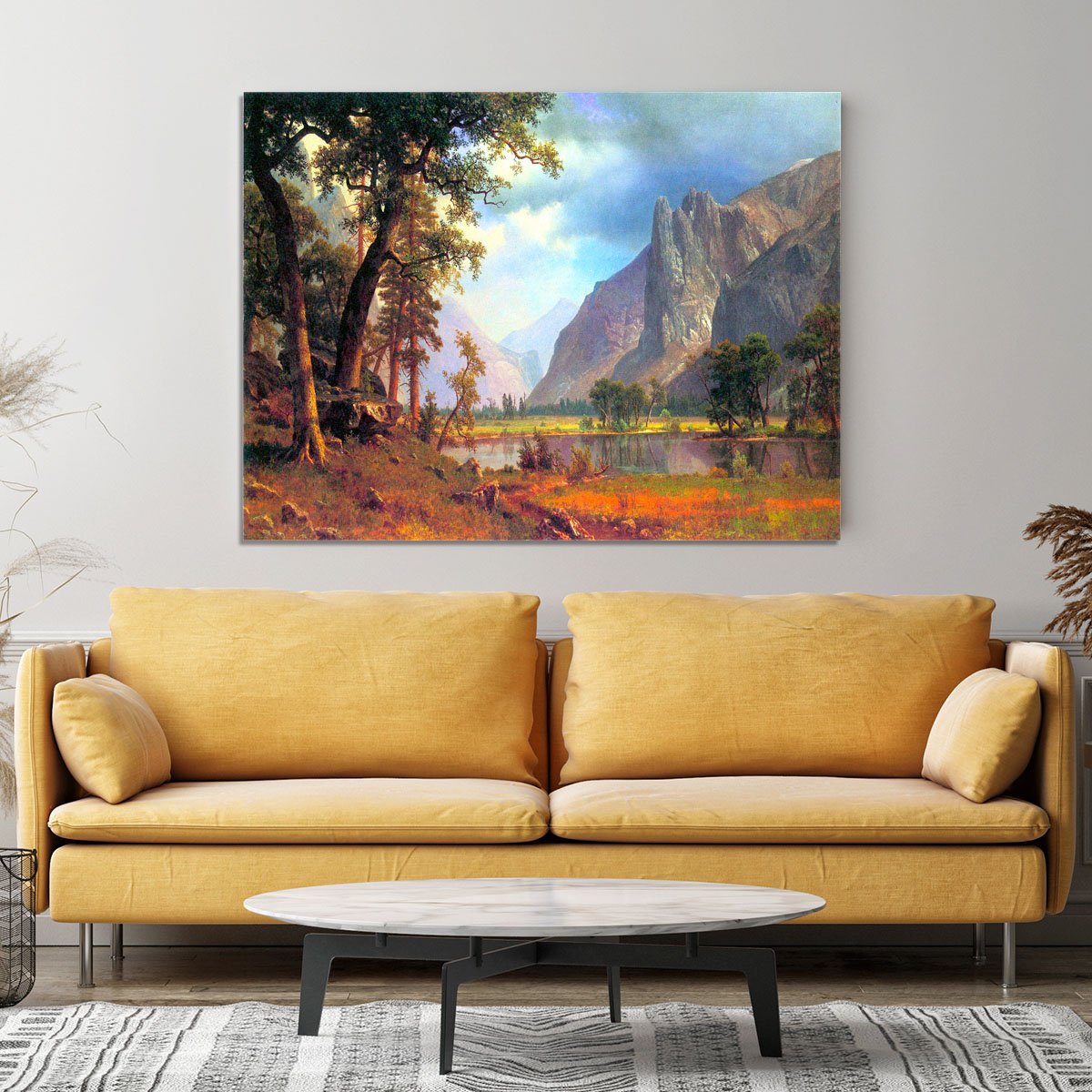 Yosemite Valley 2 by Bierstadt Canvas Print or Poster