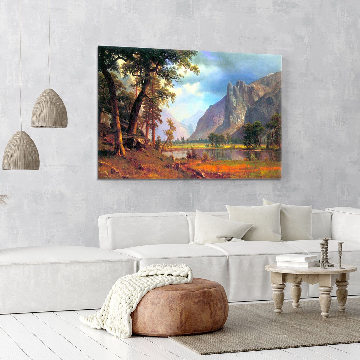 Yosemite Valley 2 by Bierstadt Canvas Print or Poster