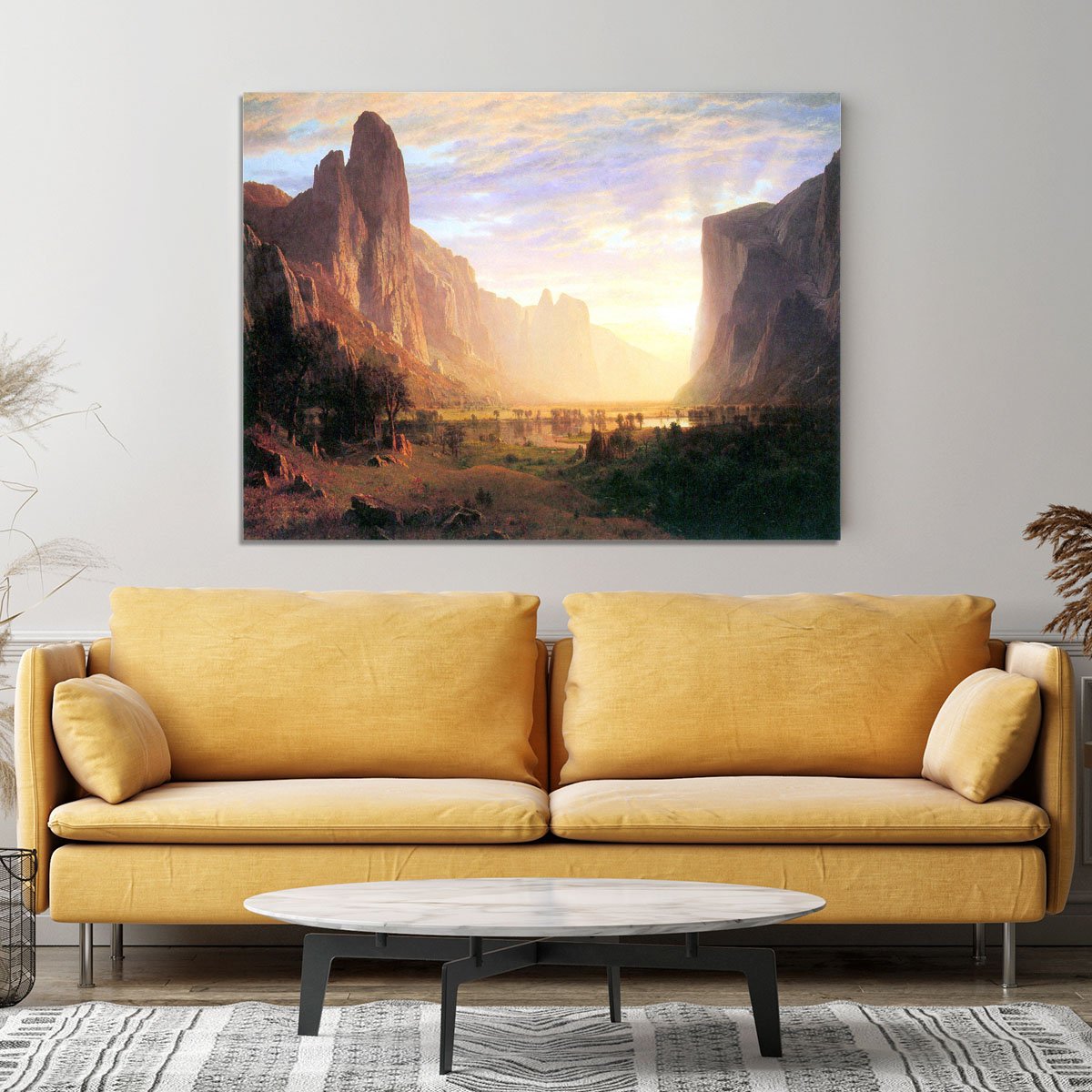 Yosemite Valley 3 by Bierstadt Canvas Print or Poster