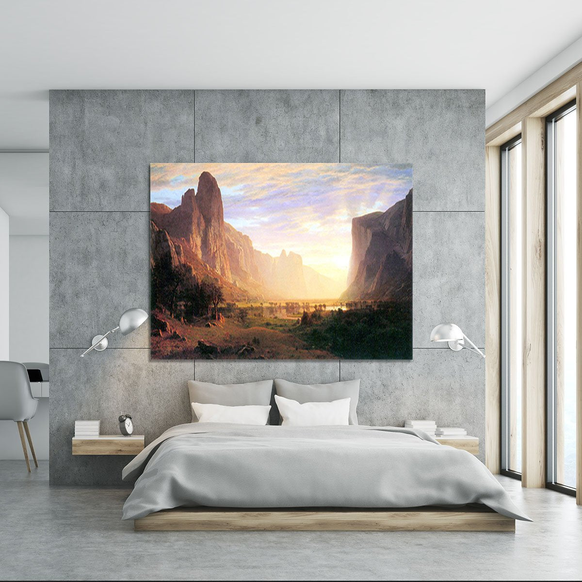 Yosemite Valley 3 by Bierstadt Canvas Print or Poster