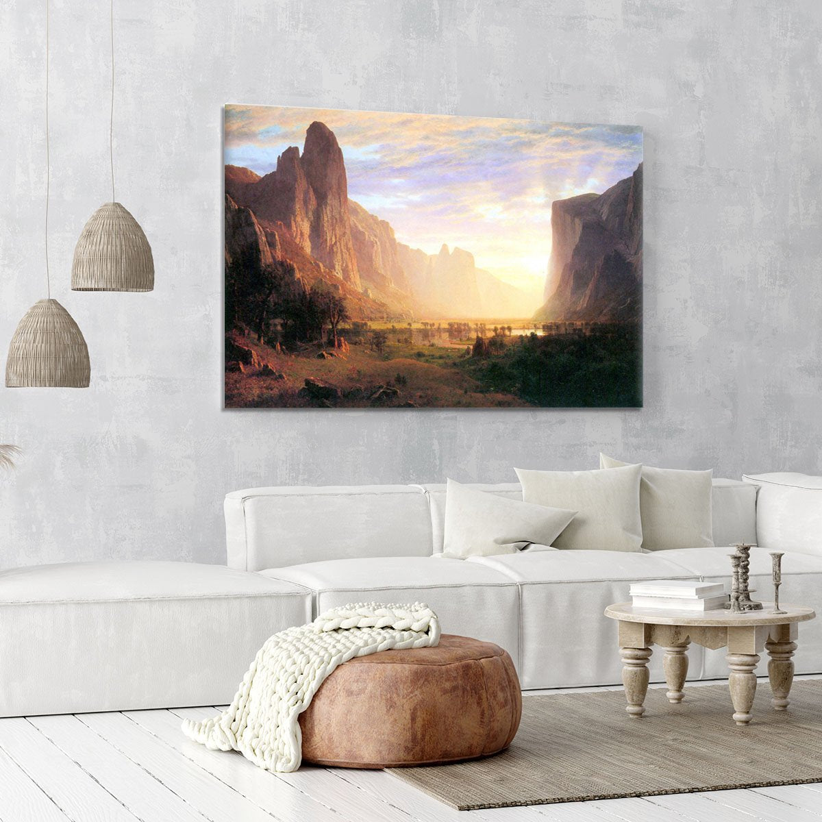 Yosemite Valley 3 by Bierstadt Canvas Print or Poster