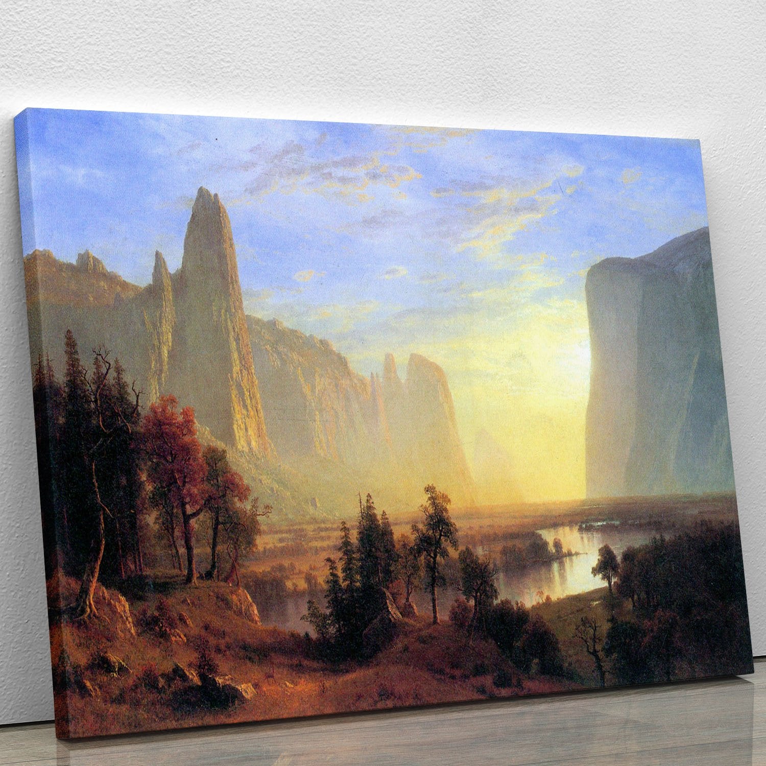 Yosemite Valley by Bierstadt Canvas Print or Poster