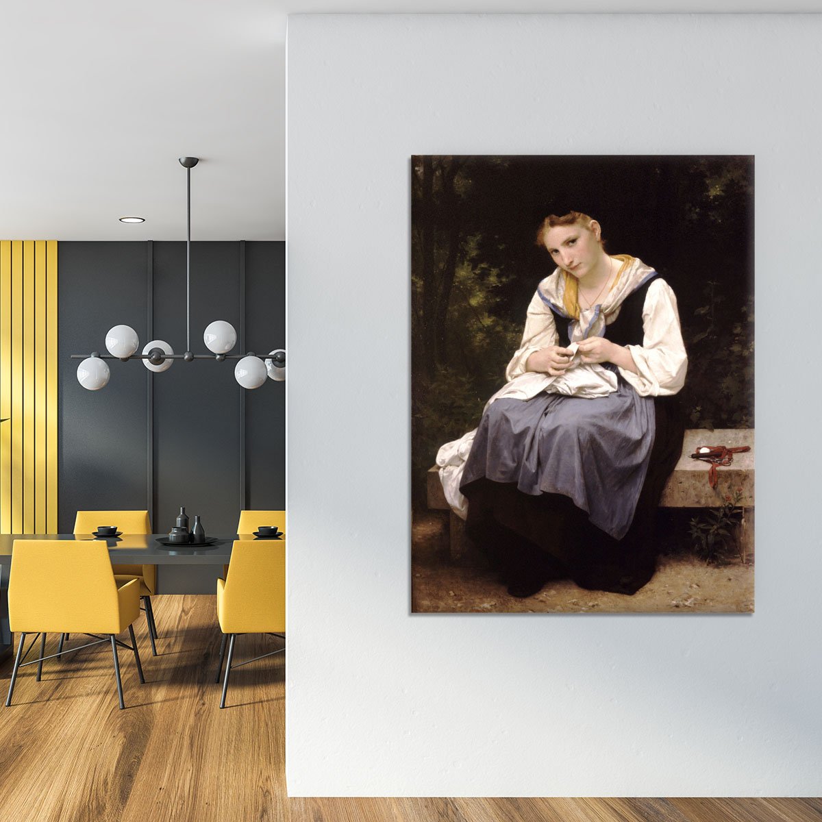 Young Worker By Bouguereau Canvas Print or Poster