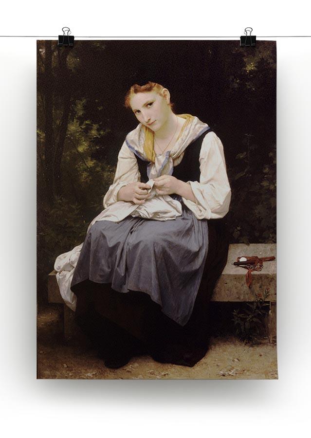 Young Worker By Bouguereau Canvas Print or Poster - Canvas Art Rocks - 2