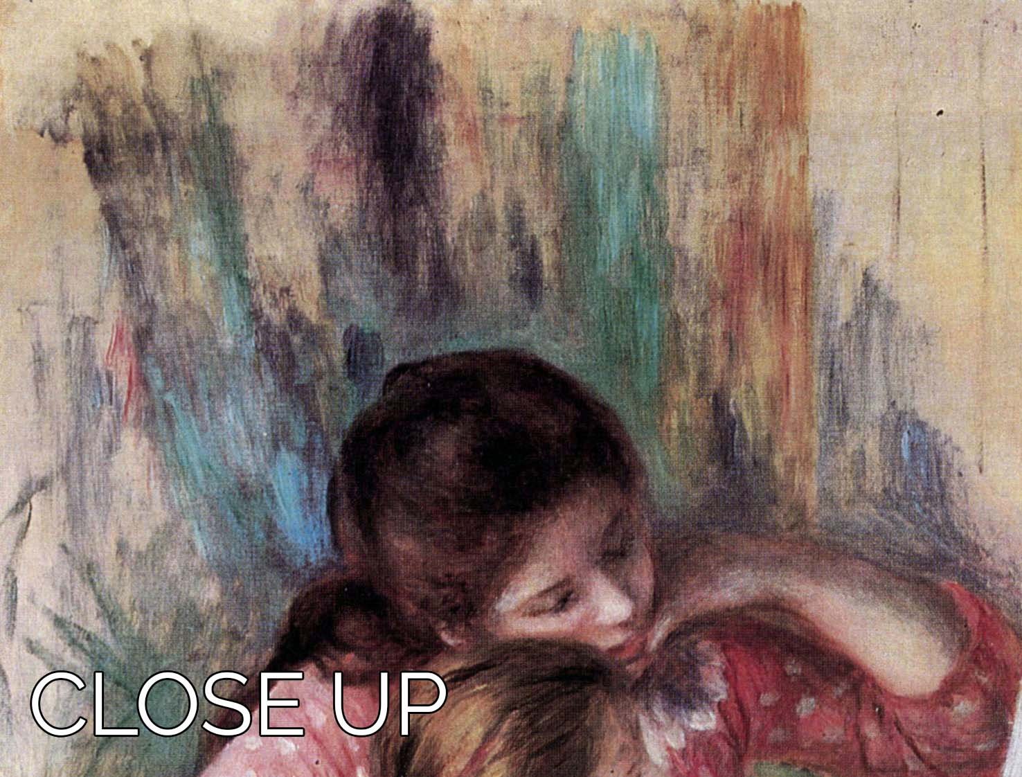 Young girls at the piano 1 by Renoir 3 Split Panel Canvas Print - Canvas Art Rocks - 3
