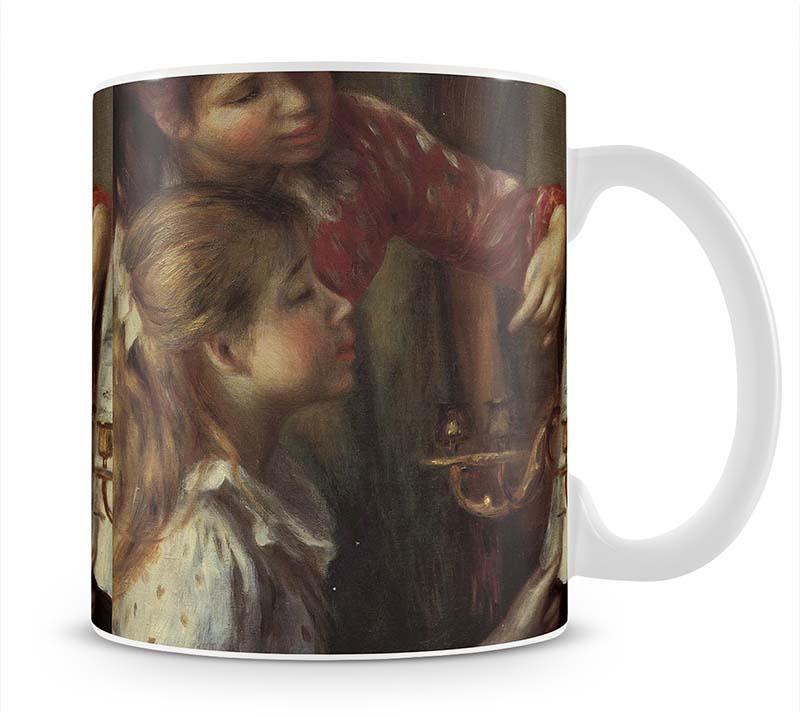 Young girls at the piano Detail by Renoir Mug - Canvas Art Rocks - 1