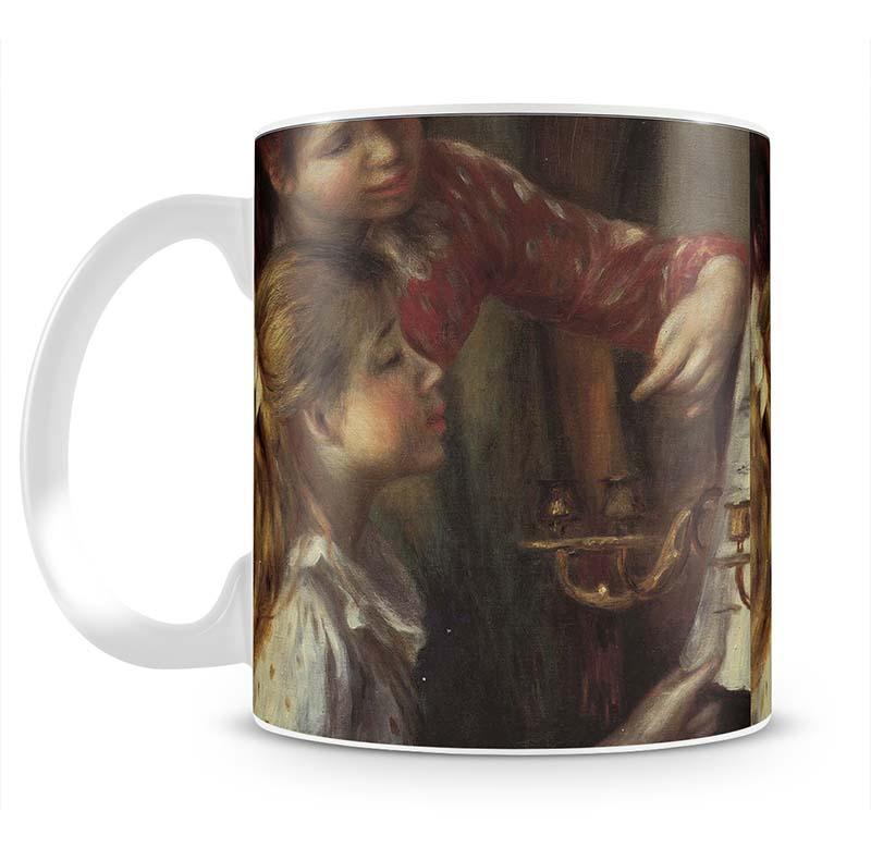 Young girls at the piano Detail by Renoir Mug - Canvas Art Rocks - 2