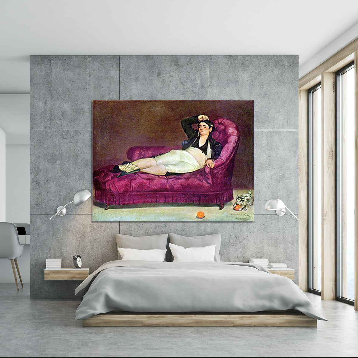 Young woman in Spanish dress by Manet Canvas Print or Poster