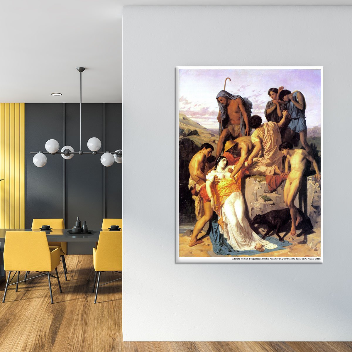 Zenobia 1850 By Bouguereau Canvas Print or Poster
