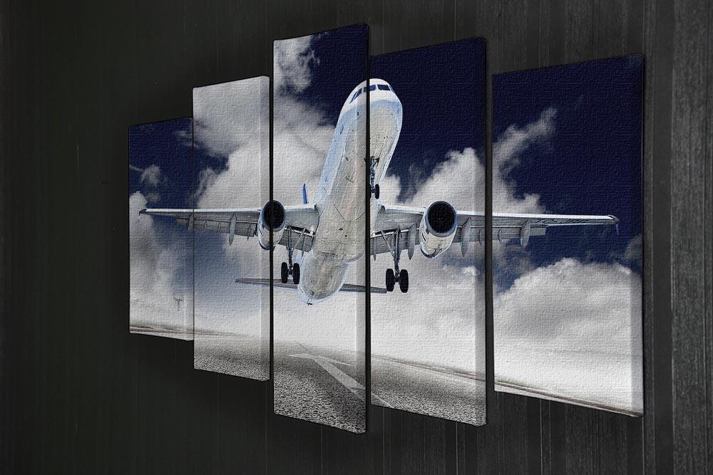 airplane take-off 5 Split Panel Canvas  - Canvas Art Rocks - 2