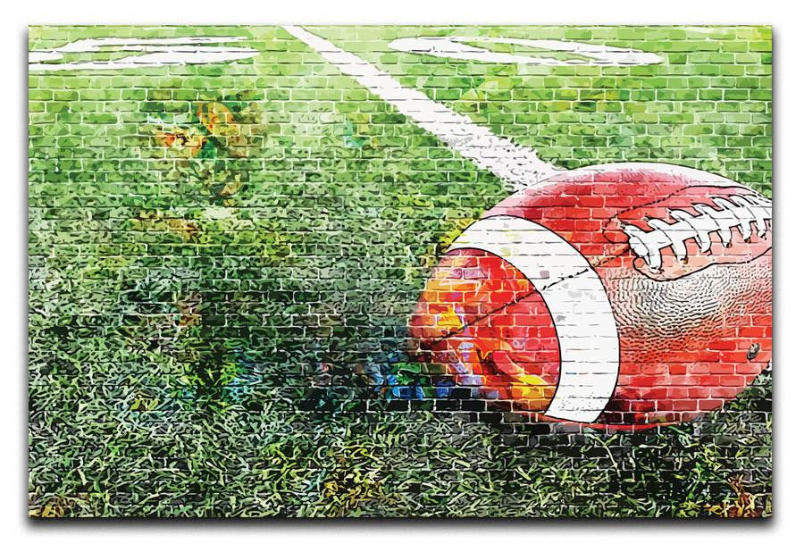 American Football Canvas Print or Poster - Canvas Art Rocks