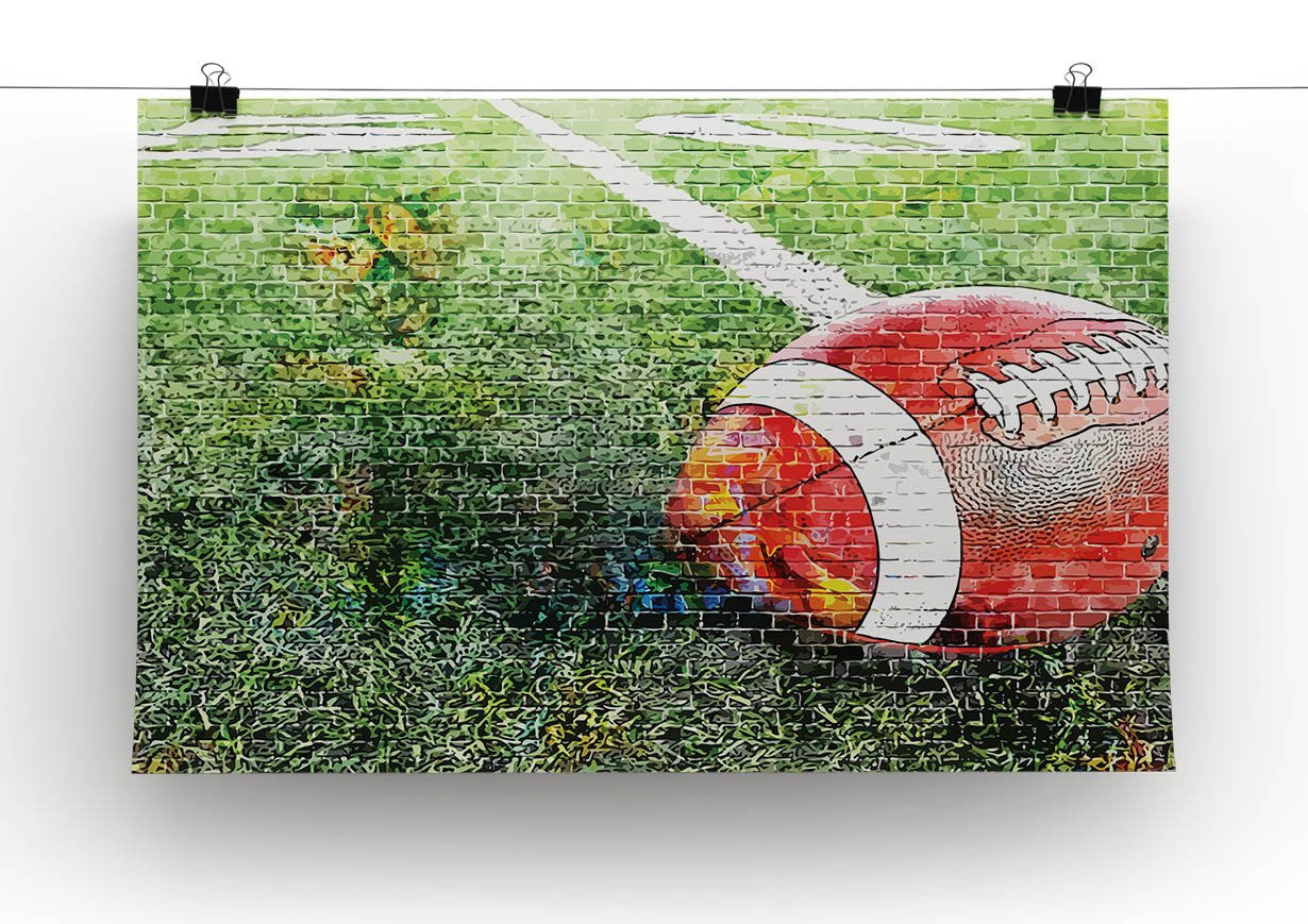 American Football Canvas Print or Poster - Canvas Art Rocks