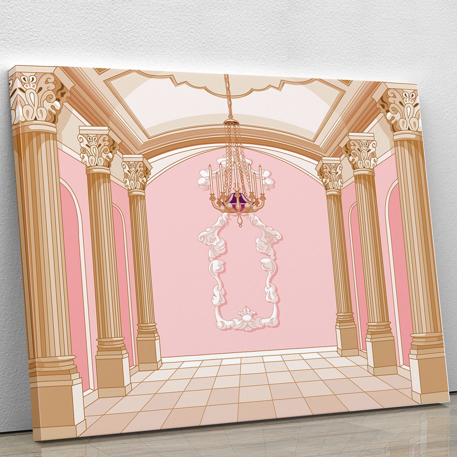 ballroom of magic castle Canvas Print or Poster