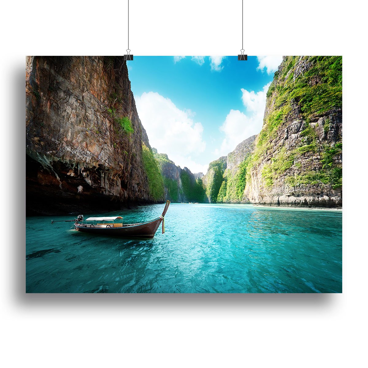 bay at Phi phi island in Thailand Canvas Print or Poster