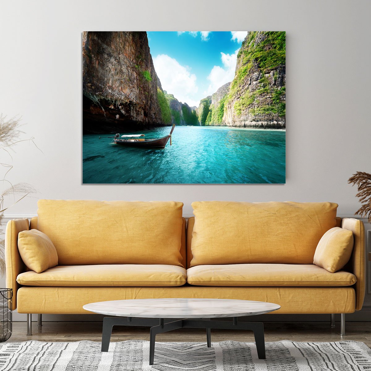 bay at Phi phi island in Thailand Canvas Print or Poster