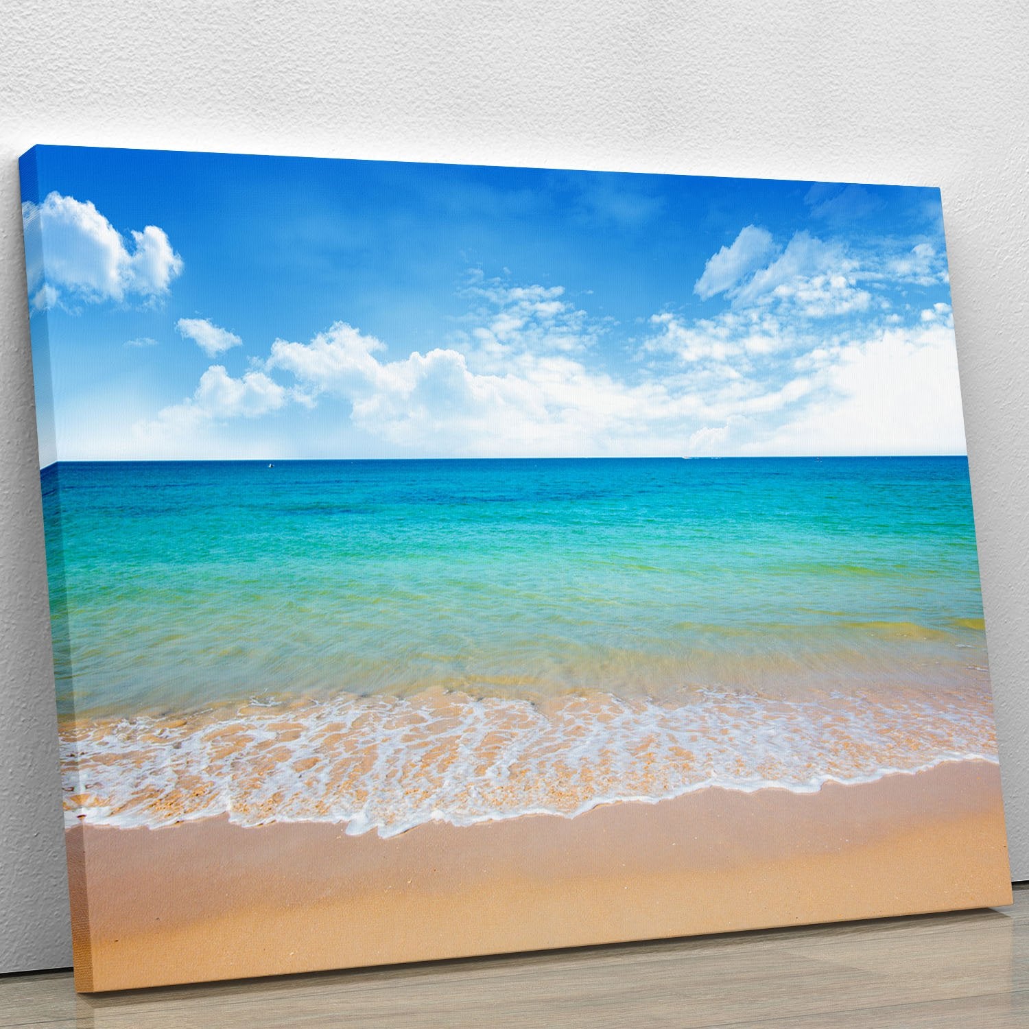 beach and tropical sea Canvas Print or Poster