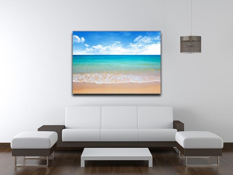 beach and tropical sea Canvas Print or Poster - Canvas Art Rocks - 4