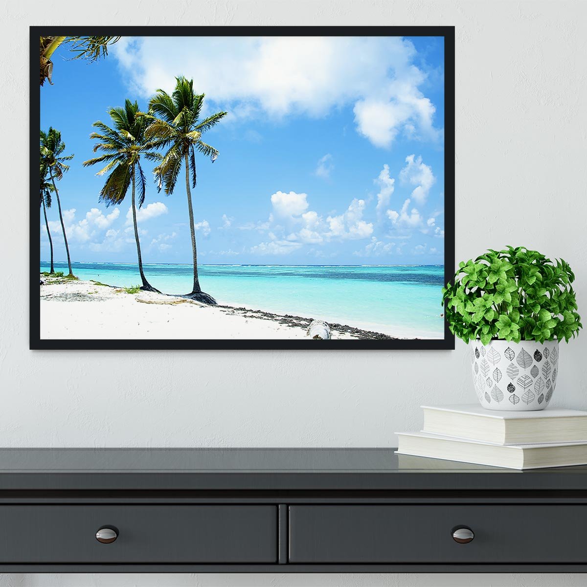 beaches Framed Print - Canvas Art Rocks - 2