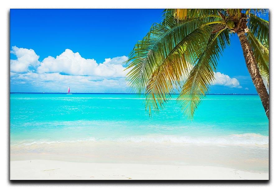 clear blue sea Beach Canvas Print or Poster - Canvas Art Rocks - 1