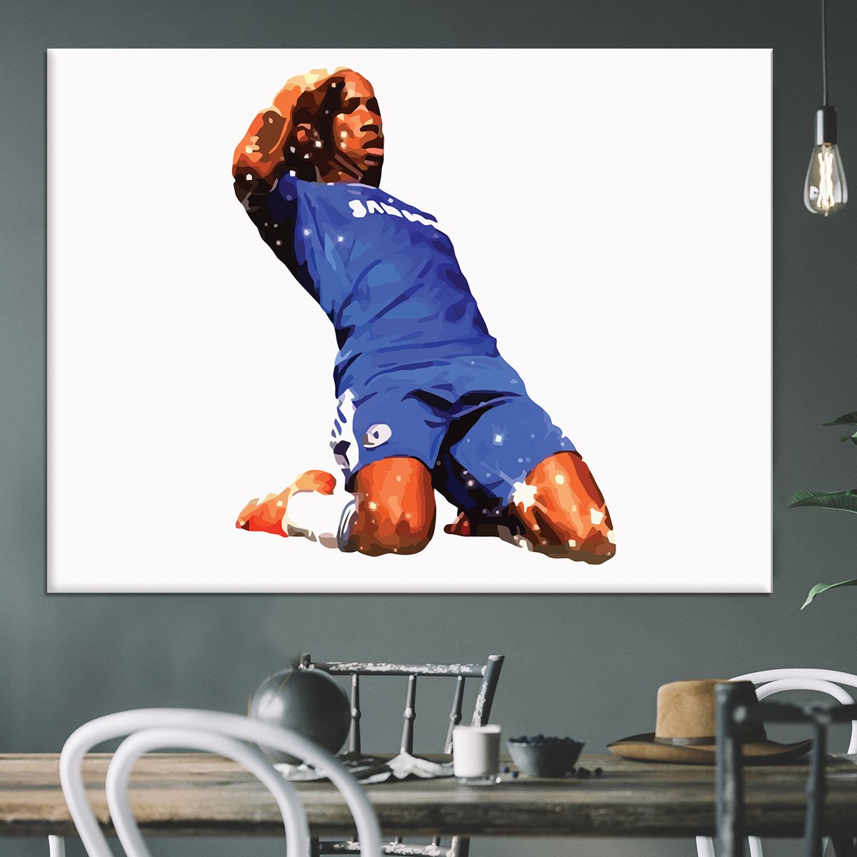 Didier Drogba Goalscorer Canvas Print or Poster