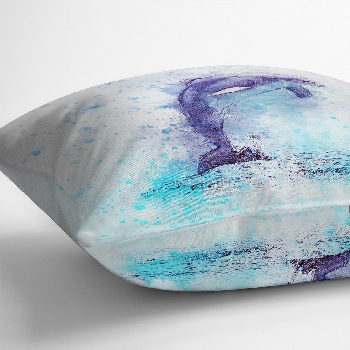 dolphin Painting Cushion