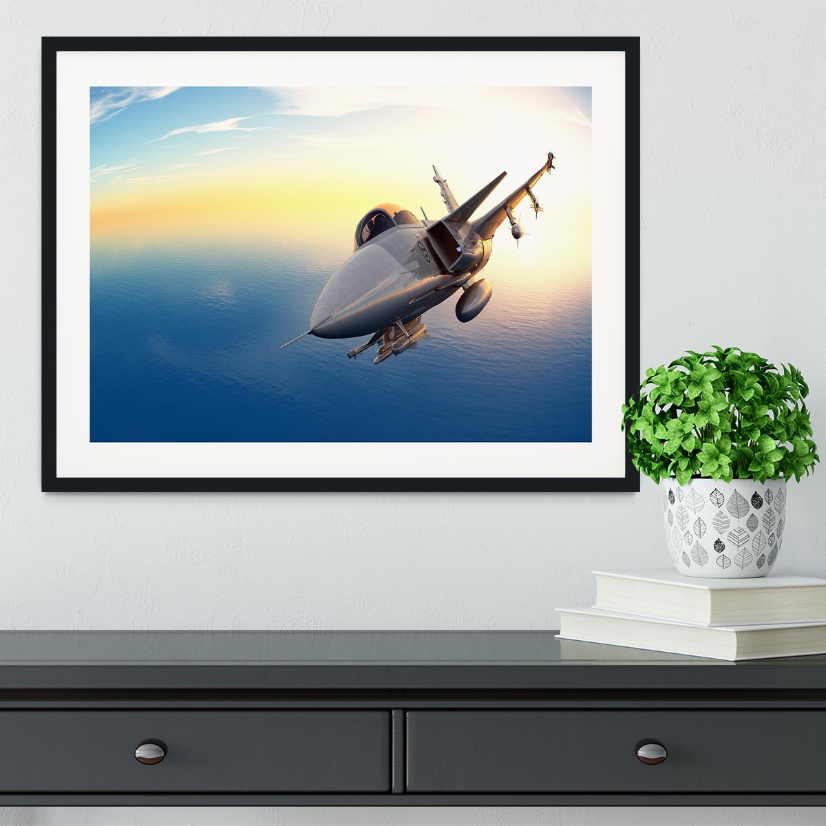 fighter 2 Framed Print - Canvas Art Rocks - 1