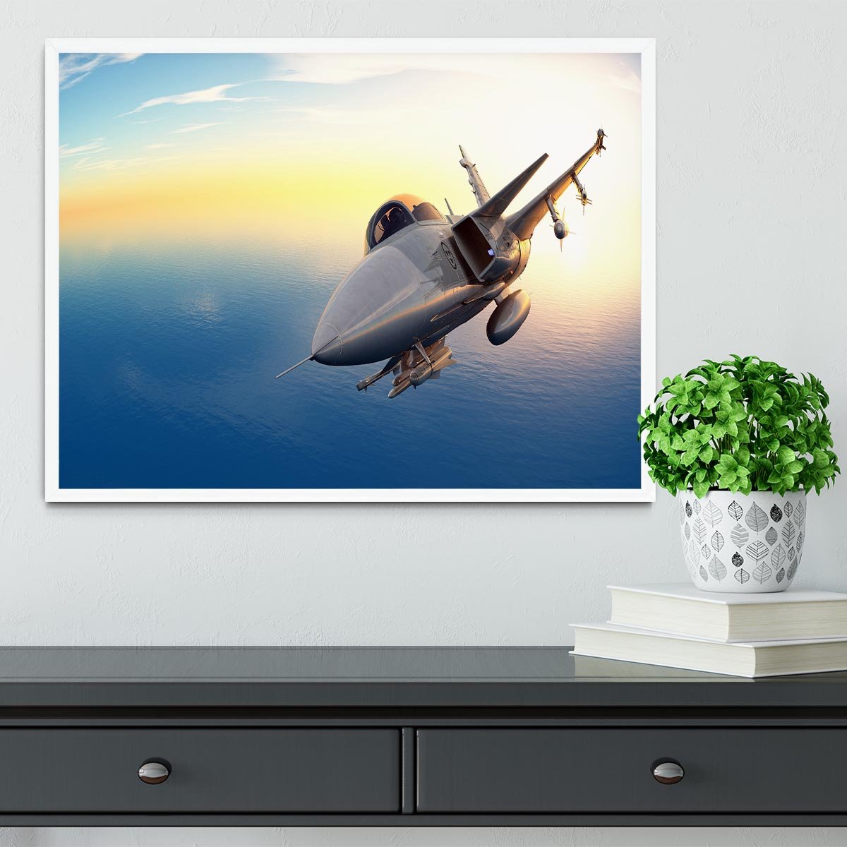 fighter 2 Framed Print - Canvas Art Rocks -6