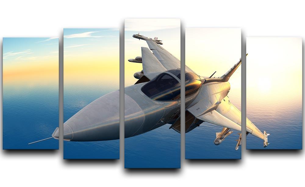fighter 5 Split Panel Canvas  - Canvas Art Rocks - 1