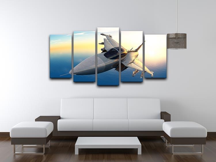 fighter 5 Split Panel Canvas  - Canvas Art Rocks - 3