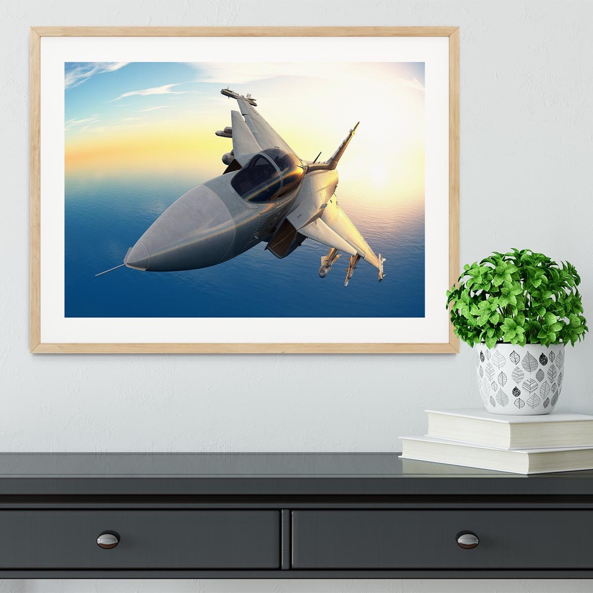 fighter Framed Print - Canvas Art Rocks - 3