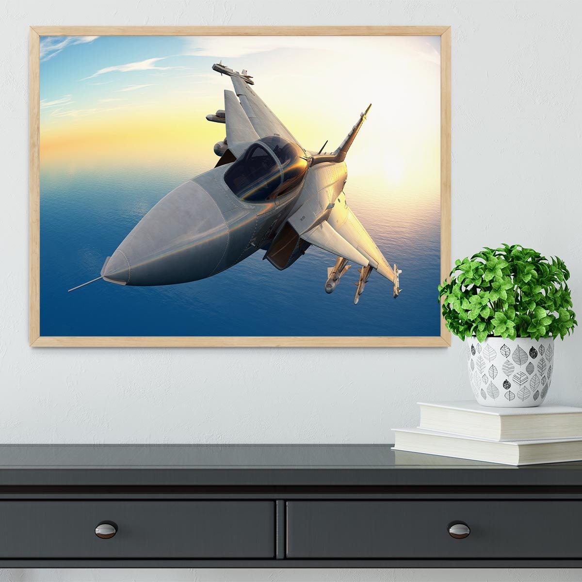 fighter Framed Print - Canvas Art Rocks - 4