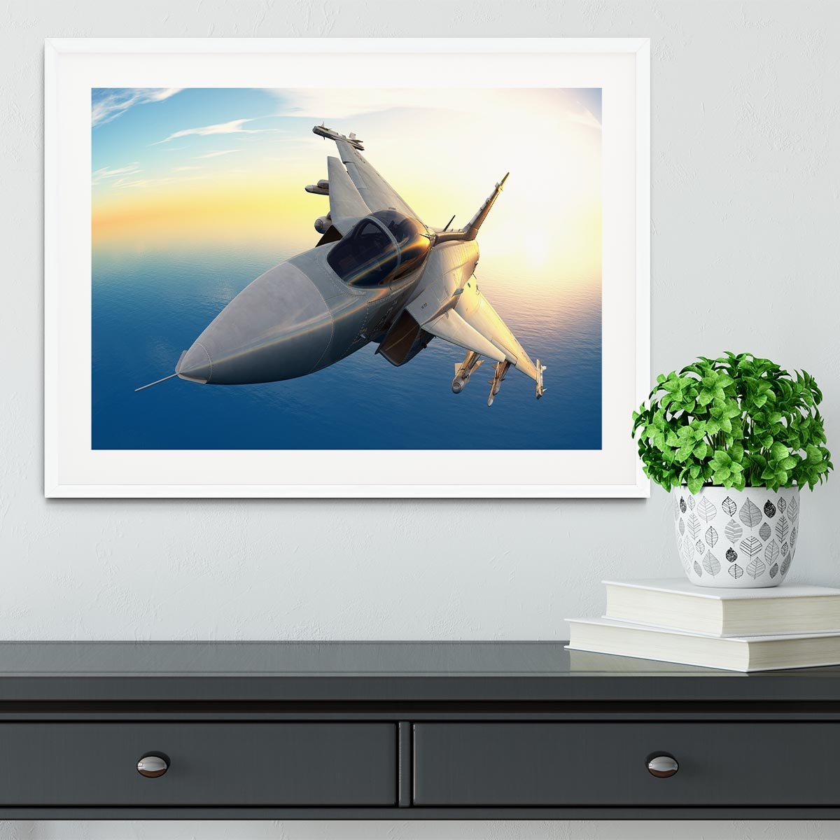 fighter Framed Print - Canvas Art Rocks - 5