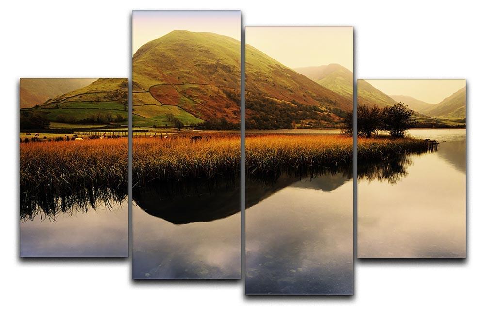 lake district 4 Split Panel Canvas  - Canvas Art Rocks - 1