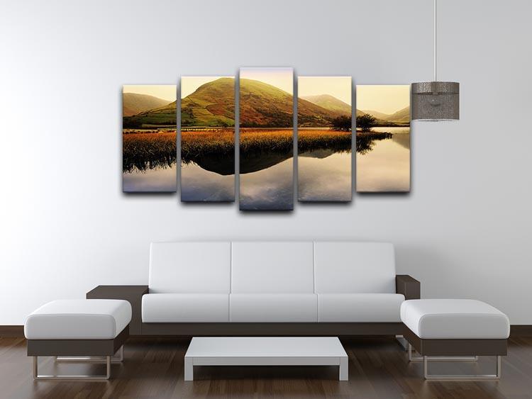 lake district 5 Split Panel Canvas  - Canvas Art Rocks - 3
