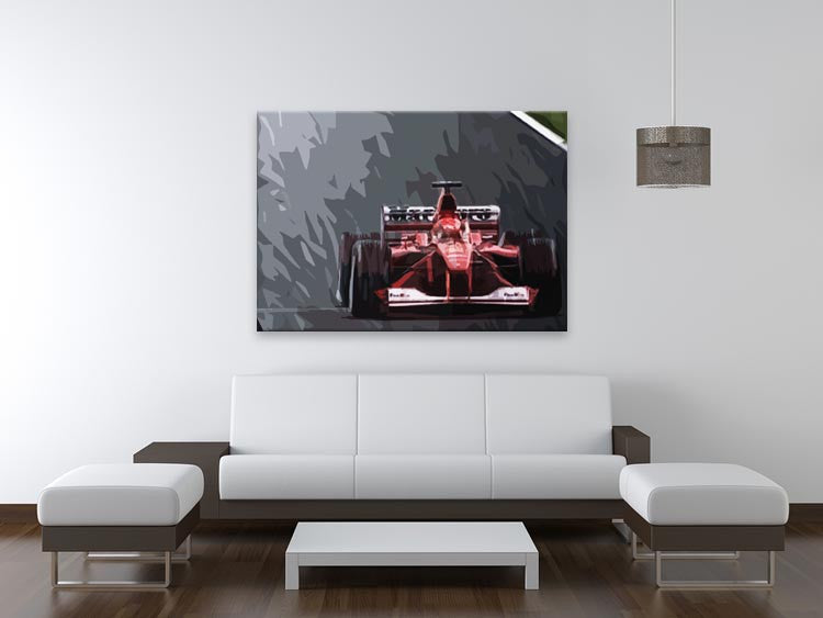 Michael Schumacher Formula 1 Print - Canvas Art Rocks - 4